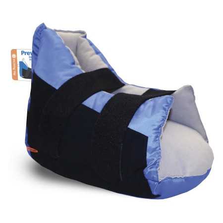 Prevalon Heel Protection Boot, One Size Fits Most, Black / Blue - side view