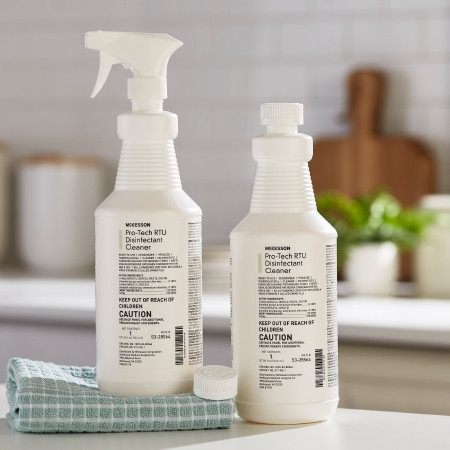 McKesson Pro-Tech Surface Disinfectant Cleaner, 32 oz. Spray Bottle, Floral Scent in home setting