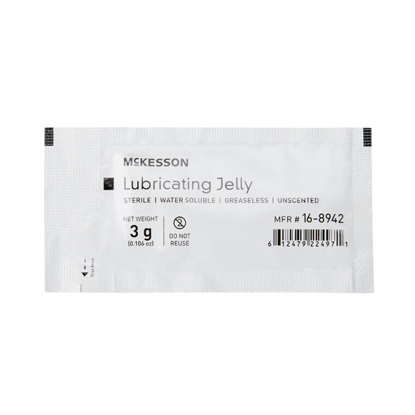 McKesson Sterile Lubricating Jelly individual packets