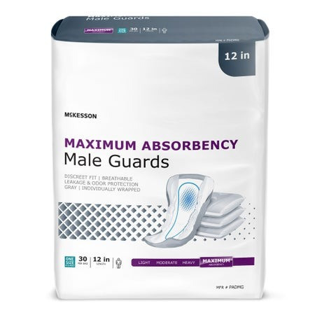 McKesson Male Guards, Maximum Absorbency - front of package