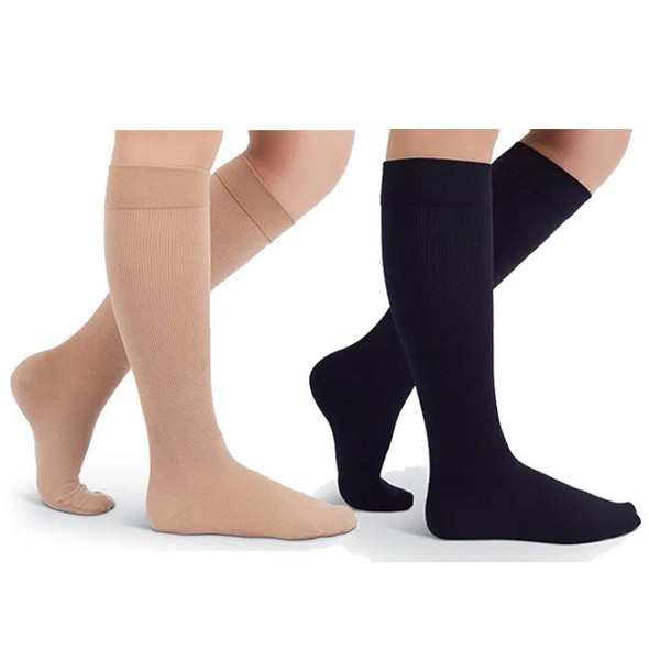 Mediven Angio Diabetic Compression Stockings, 20-30 mmHg, Petite Calf High, Closed Toe