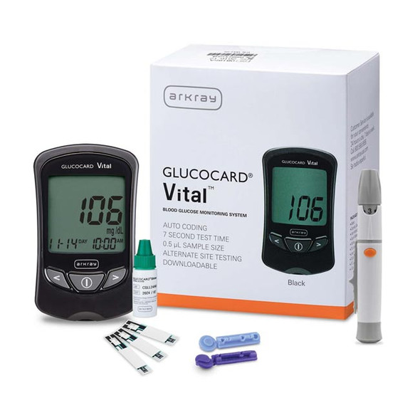 Glucocard Vital Blood Glucose Monitoring System - contents