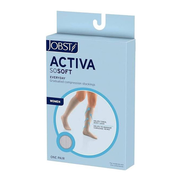 Jobst ACTIVA soSoft Knee-High Compression Stockings 8-15 mmHg