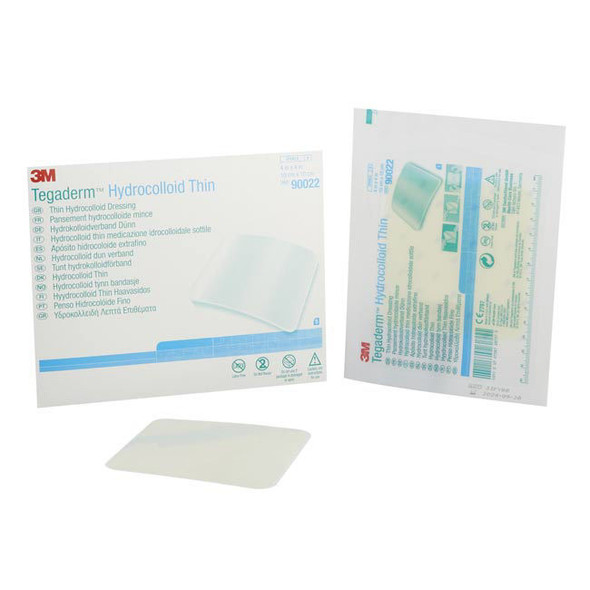 3M Tegaderm - Thin Hydrocolloid Dressing Box Front View 3M Tegaderm - Thin Hydrocolloid Dressing Box Front View