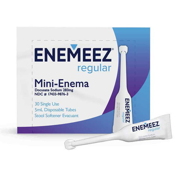 Alliance Labs Enemeez - Mini Enema Laxative Disposable Tubes box view Alliance Labs Enemeez - Mini Enema Laxative Disposable Tubes box view