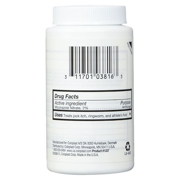 Coloplast Micro-Guard - Antifungal Powder back view Coloplast Micro-Guard - Antifungal Powder back view