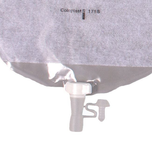 Coloplast Assura - 10 3/4" 2-Piece Maxi Urostomy Bag Bottom View