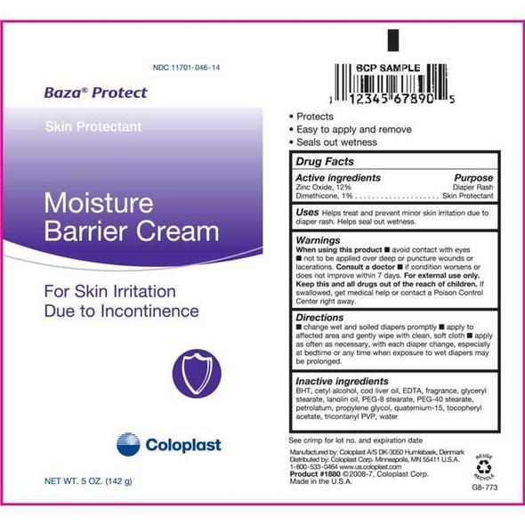 Coloplast Baza Protect - Moisture Barrier Cream back view