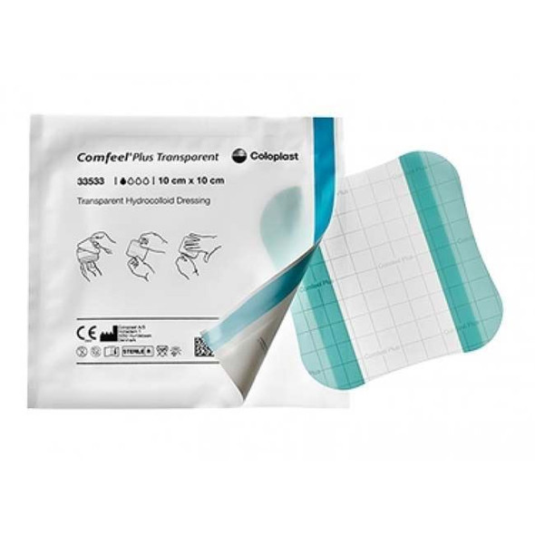 Comfeel Plus - Clear Hydrocolloid Wound Dressing Package Front View Comfeel Plus - Clear Hydrocolloid Wound Dressing Package Front View