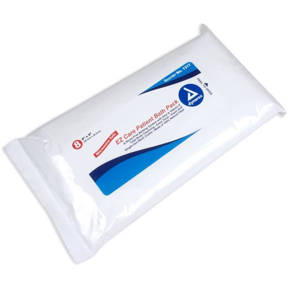 Dynarex - EZ Care Patient No Rinse Bath Pack package view Dynarex - EZ Care Patient No Rinse Bath Pack package view