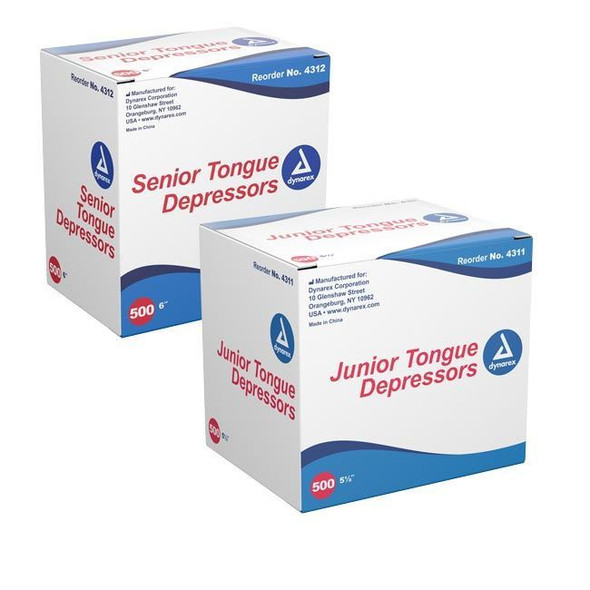 Dynarex - Tongue Depressors Box Front View