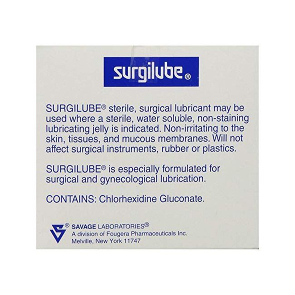 Surgilube Surgical Lubricant - Flip Top Tubes box view