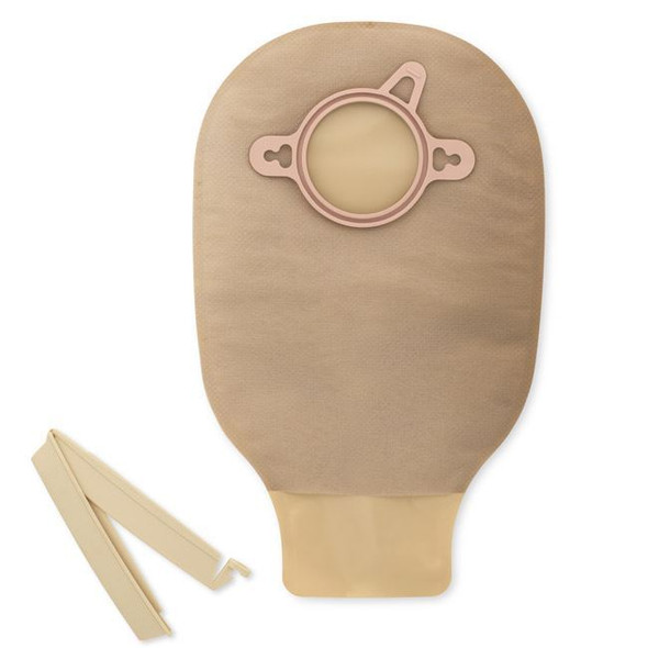 Hollister New Image - 9" 2-Piece Drainable Ostomy Bag (Mini) Full Length View