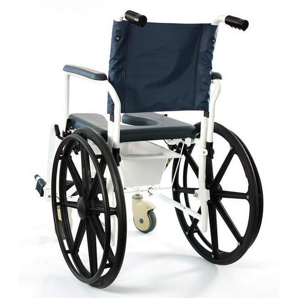 Invacare Mariner Rehab Shower Chair with 18” Seat back view Invacare Mariner Rehab Shower Chair with 18” Seat back view