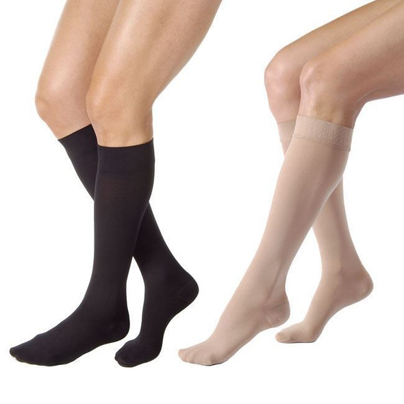 Jobst Relief - Knee High 20-30mmHg Compression Support Stockings full length view Jobst Relief - Knee High 20-30mmHg Compression Support Stockings full length view