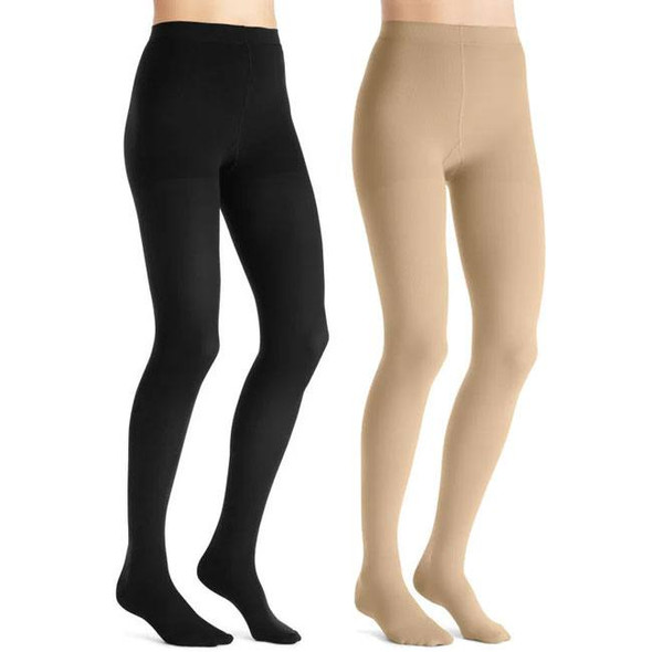 Jobst Opaque - Women's Pantyhose 20-30mmHg Compression Support Stockings full length view Jobst Opaque - Women's Pantyhose 20-30mmHg Compression Support Stockings full length view