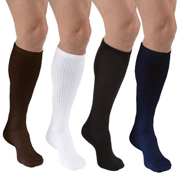 Jobst SensiFoot - Knee High 8-15mmHg Diabetic Compression Support Socks full length view Jobst SensiFoot - Knee High 8-15mmHg Diabetic Compression Support Socks full length view