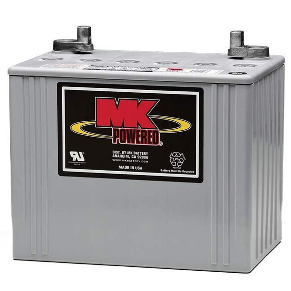 MK M24 SLDG - Sealed Gel Power Chair Battery (G Terminal) front view MK M24 SLDG - Sealed Gel Power Chair Battery (G Terminal) front view