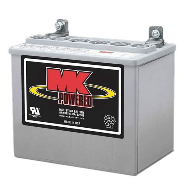 MK MU-1 SLDG - Sealed Gel Power Chair Battery (Y Terminal) front view MK MU-1 SLDG - Sealed Gel Power Chair Battery (Y Terminal) front view