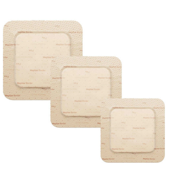 Mepilex Border Flex - Self-Adherent Soft Silicone Foam Dressing Various Size View