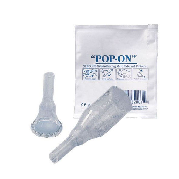 Bard POP-ON - Self Adhesive Condom Catheter Front View