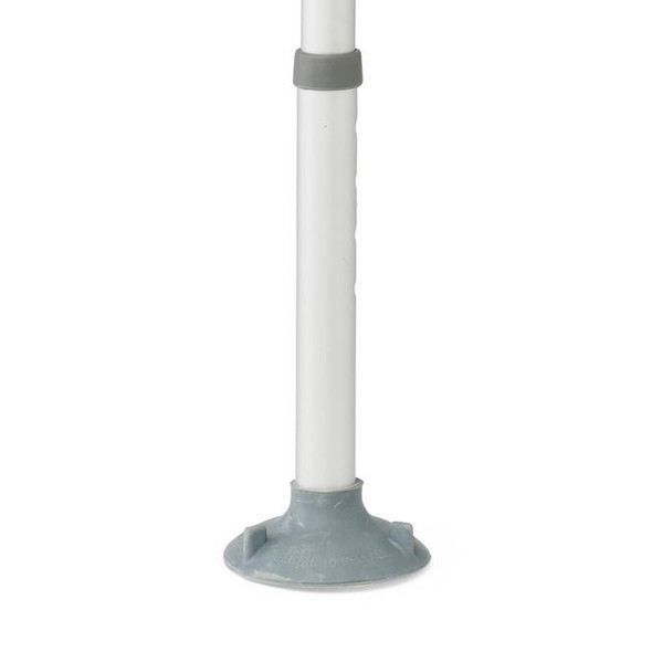 Medline Combination Padded Transfer Bench and Commode Leg View