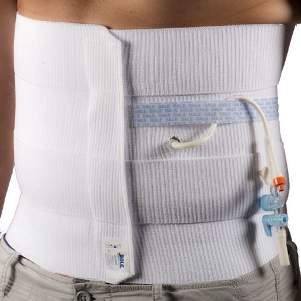 Dale - 12" 4 Panel Abdominal Binder/Support Side View Dale - 12" 4 Panel Abdominal Binder/Support Side View