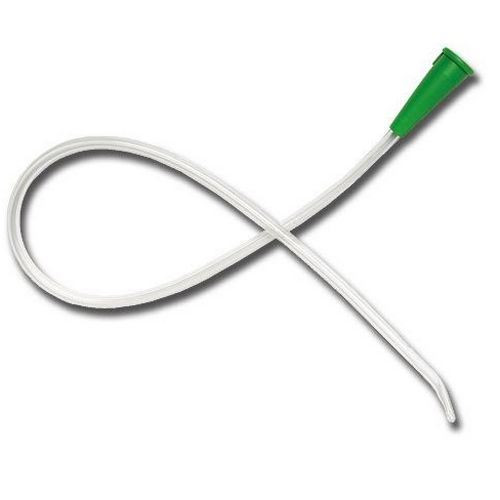 Rusch Easy Cath - 16" Coude Catheter with Funnel End (Curved Package) Full Length View