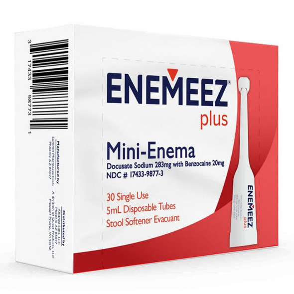Alliance Labs Enemeez Plus - Mini Enema with Benzocaine Box View Alliance Labs Enemeez Plus - Mini Enema with Benzocaine Box View