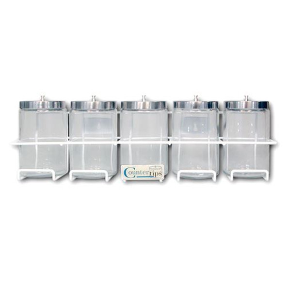 Tech Med - Sundry Jar Rack Front View