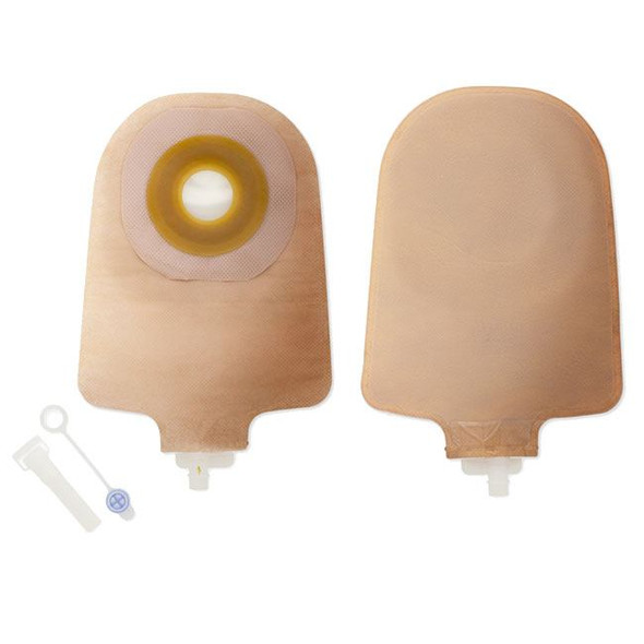 Hollister Premier - 9" 1-Piece Drainable Urostomy Bag (Flextend - Cut-to-Fit) beige