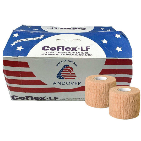Andover CoFlex NL - 2" Latex Free Cohesive Bandage Tan Case View
