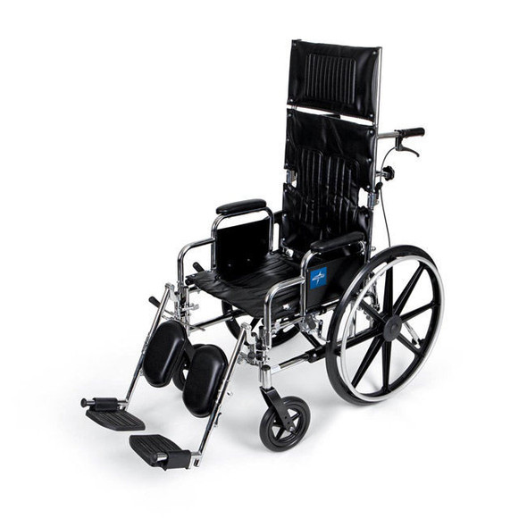 Medline Excel - Reclining Wheelchair Side View Medline Excel - Reclining Wheelchair Side View