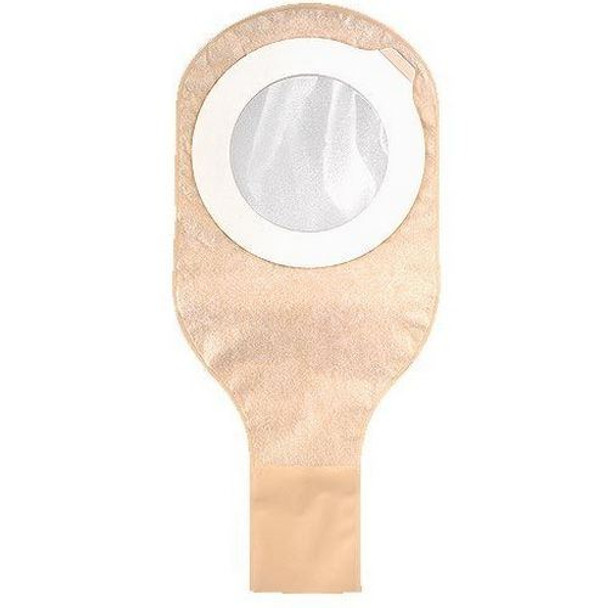 ConvaTec Esteem Synergy - 14" Transparent 2-Piece Drainable Ostomy Bag (Straight) Full Length View