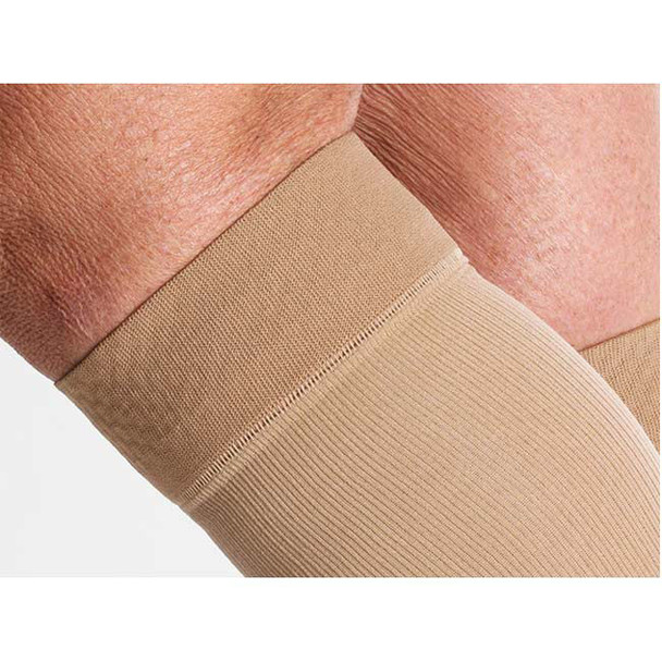 Sigvaris Cotton Ribbed - Women's Calf 20-30mmHg Compression Support Socks Calf View