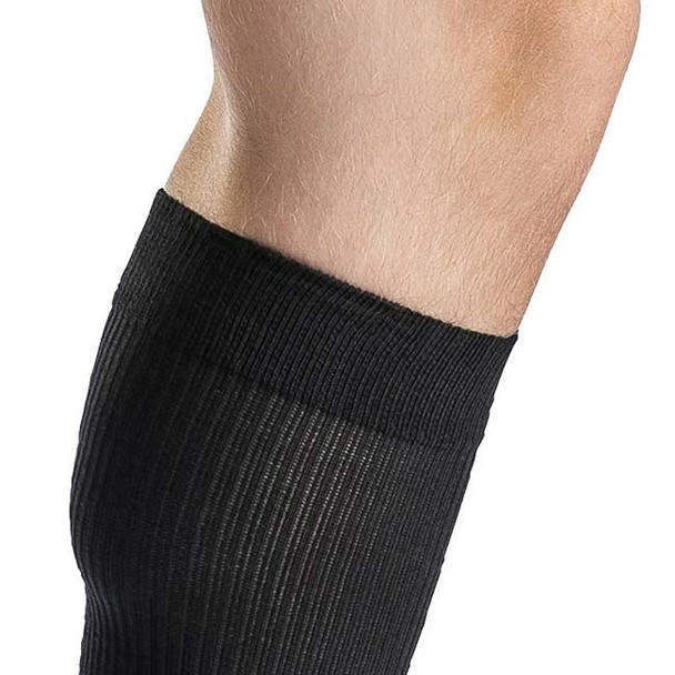 Sigvaris Cushioned Cotton - Men's Calf 20-30mmHg Compression Support Socks Calf View Sigvaris Cushioned Cotton - Men's Calf 20-30mmHg Compression Support Socks Calf View