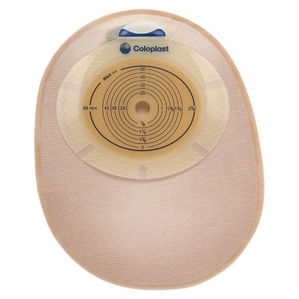 Coloplast SenSura - 8" Closed 1-Piece Ostomy Bag (Cut to Fit - Maxi - Standard Barrier ) Full Length View