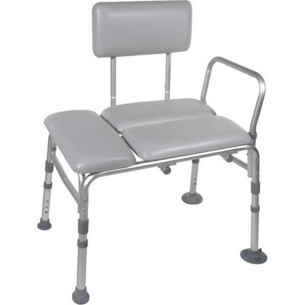 Drive Medical - Padded Transfer Bench Front View Drive Medical - Padded Transfer Bench Front View