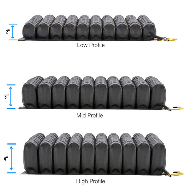 ROHO Dry Floatation - Wheelchair/Seat Air Cushion - height