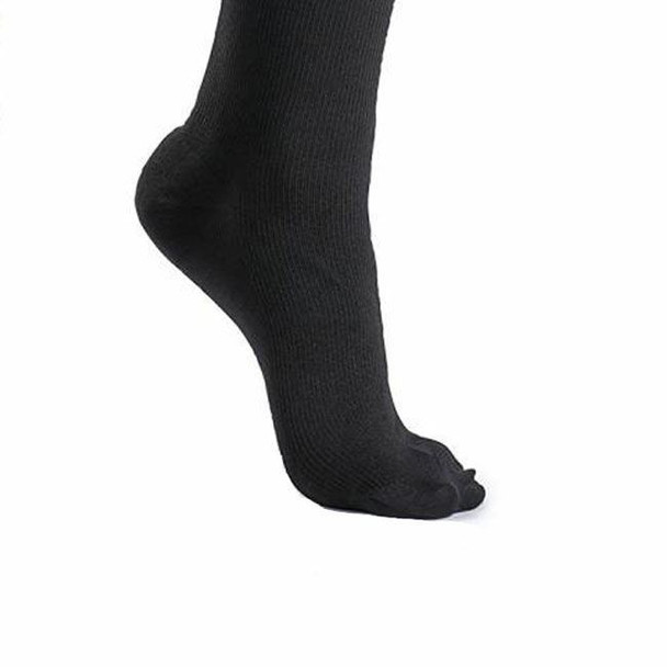 Sigvaris Dynaven Medical Legwear - Men's Ribbed Calf 30-40mmHg Compression Support Socks Foot View