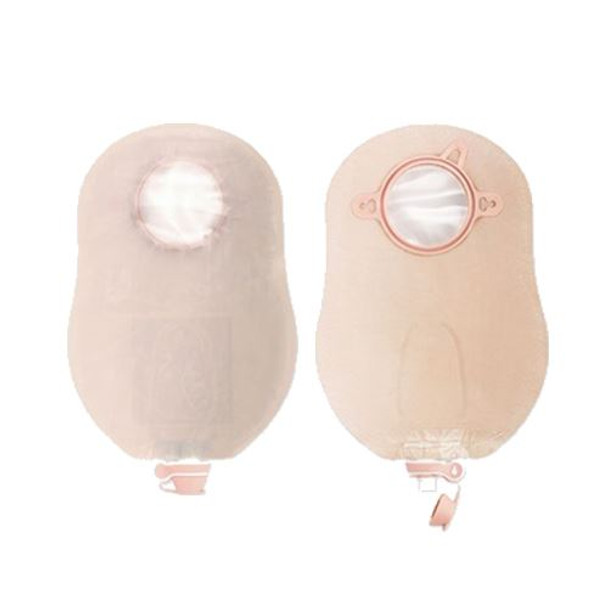 Hollister New Image - 9" 2-Piece Drainable Urostomy Bag (Cap Closure) Full Length View