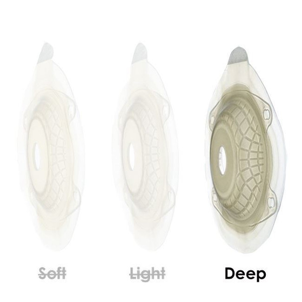 Coloplast SenSura Mio - Drainable 1-Piece Deep Convex Ostomy Bag with Filter (Easi-Close - Cut to Fit - Maxi) Product Information View