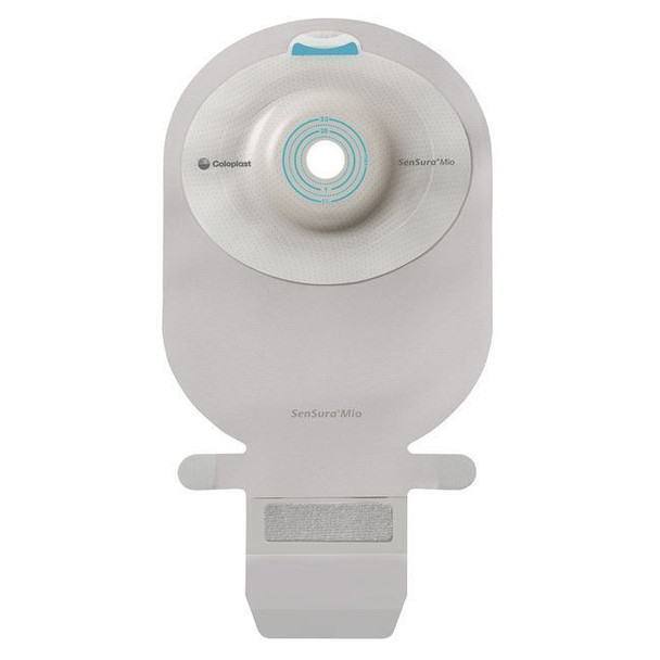 Coloplast SenSura Mio - Drainable 1-Piece Convex Light  Ostomy Bag with Filter (Easi-Close - Pre-cut - Maxi) Full Length View