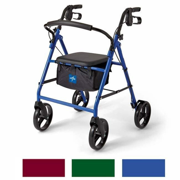 Medline Guardian - Basic Steel Rollator Front View