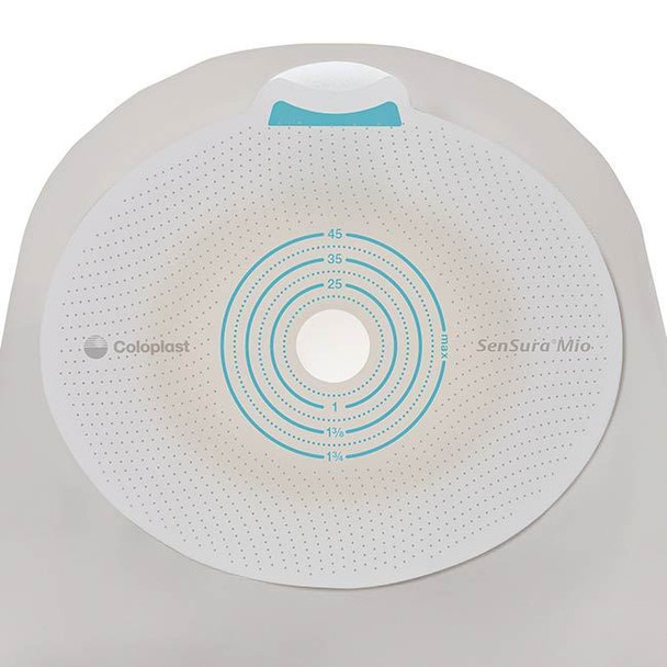 Coloplast SenSura Mio - Drainable 1-Piece Ostomy Bag with Easi-Close Wide Outlet (Cut to Fit) Top View