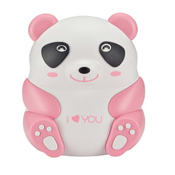 Panda Pediatric Compressor Nebulizer Pink Panda Front View Panda Pediatric Compressor Nebulizer Pink Panda Front View