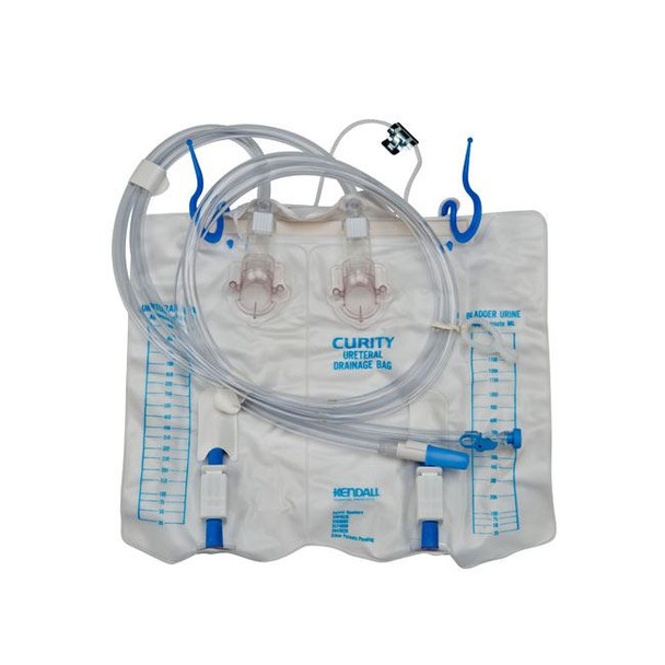 Cardinal Dover 4000mL Urine Drainage Bag Front Bag View