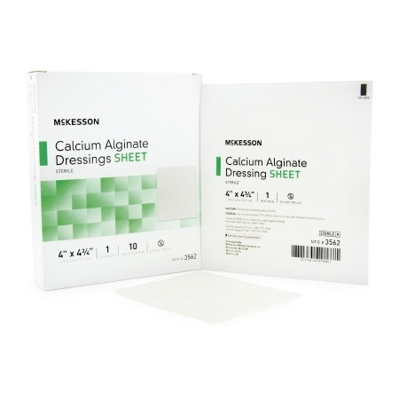 Alginate Dressing McKesson 4 X 4-3/4 Inch Rectangle Box View