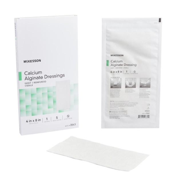 McKesson Calcium Alginate Dressing 4" x 8"