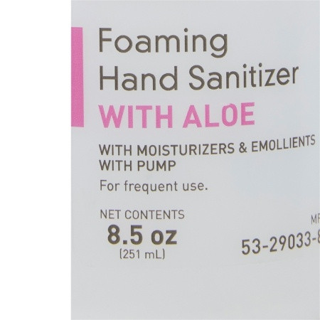 Hand Sanitizer with Aloe McKesson 8.5 oz. Ethyl Alcohol Foaming Pump Bottle View